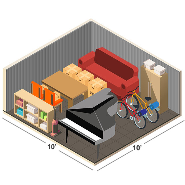 How Big Is A 10x16 Storage Unit